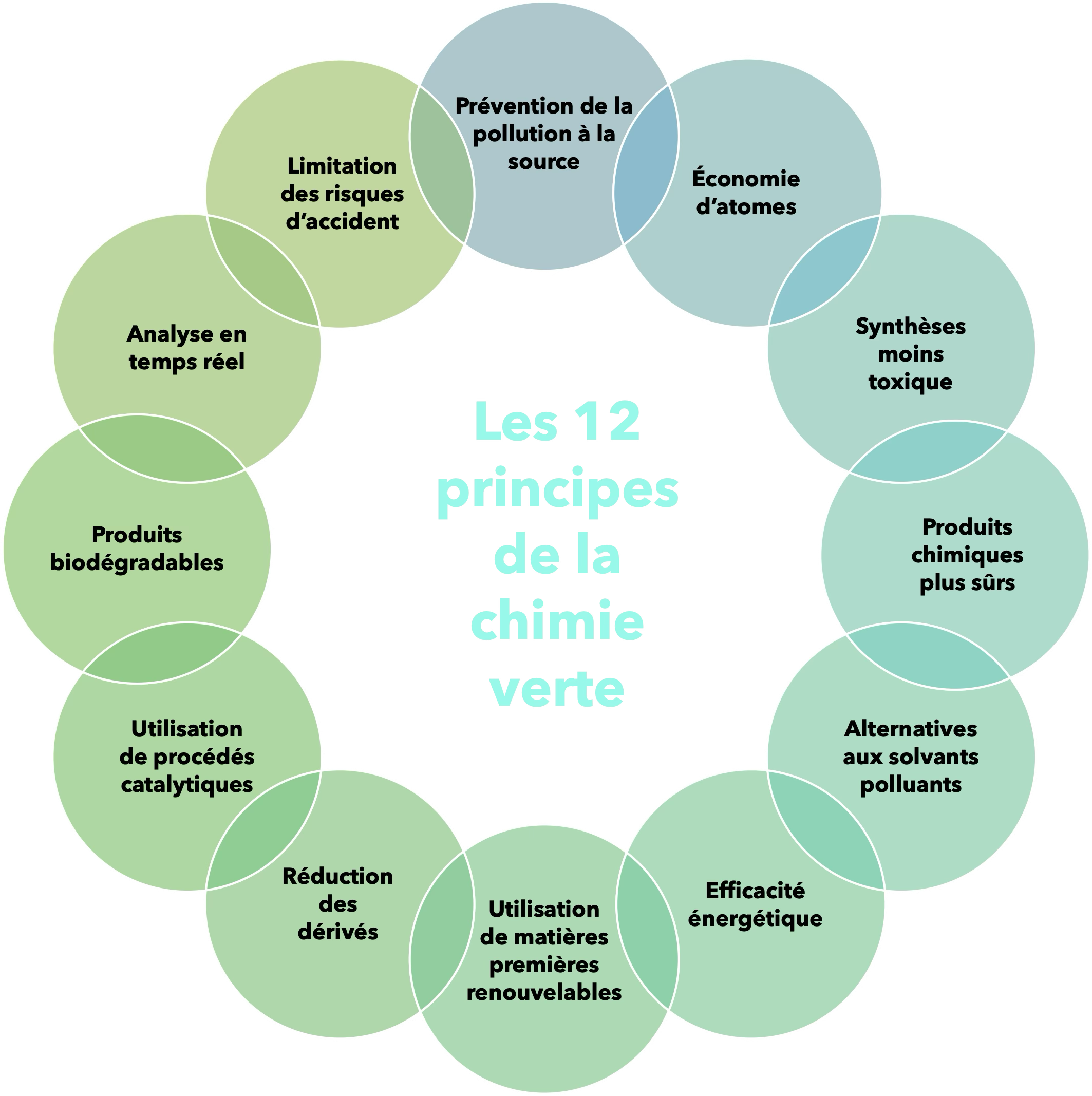 Les 12 principes de la chimie verte